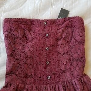 Abercrombie strapless dress